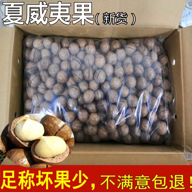 夏威夷果整箱5斤坚果奶油味发批散装大颗粒袋装孕妇干果2025新货