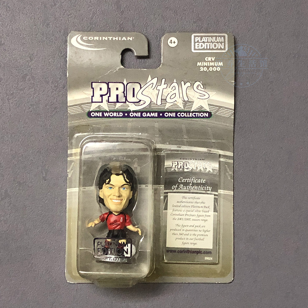 马尔蒂尼Corinthian Prostars官方正品足球玩偶ac米兰铂金2001/02