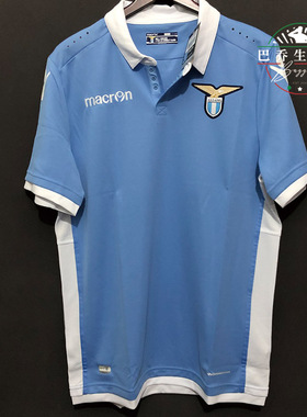 球衣拉齐奥2016/2017意甲经典足球队服lazio全新带吊牌macron