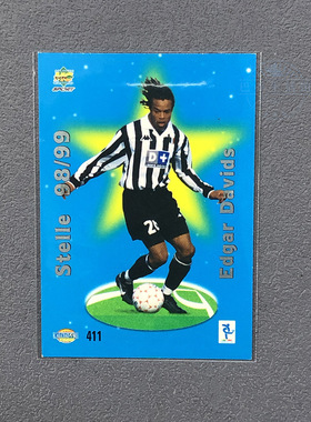 411戴维斯stelle尤文图斯98/99球星卡MC足球官方MUNDI CARDS