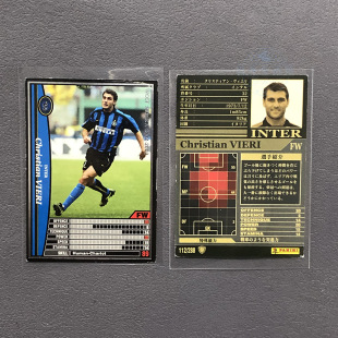 维埃里国际米兰panini帕尼尼2002球星卡2003意甲WCCF官方足球迷