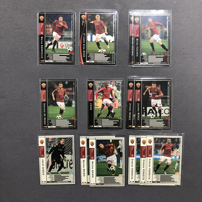 德罗西罗马panini帕尼尼2010球星卡2011意甲WCCF官方武齐尼奇里瑟