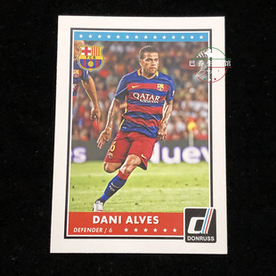 球星卡 帕尼尼 panini 杜蕾斯 DONRUSS 巴塞罗那 巴萨 阿尔维斯