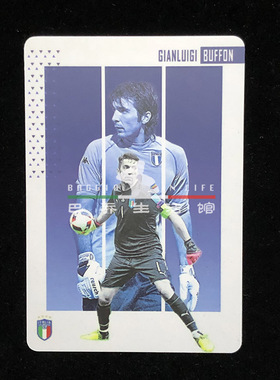 意大利 世界杯 意甲 足球 球星卡 自制pvc 布冯 buffon