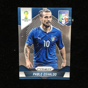 球星卡prizm世界杯2014帕尼尼panini普base足球 意大利奥斯瓦尔多
