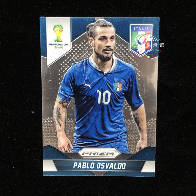 球星卡prizm世界杯2014帕尼尼panini普base足球 意大利奥斯瓦尔多