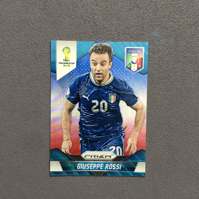 球星卡prizm世界杯2014帕尼尼panini 意大利朱塞佩罗西蓝白红折射