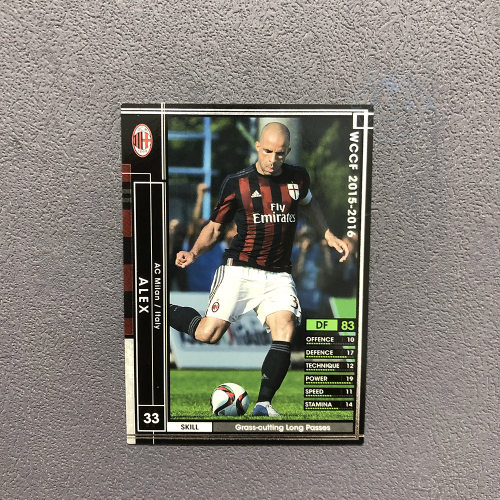146阿莱士ac米兰panini帕尼尼2015球星卡2016意甲WCCF官方足球迷