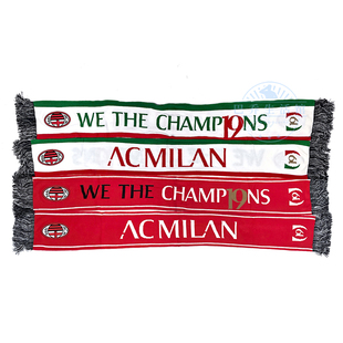 ac米兰围巾官方足球迷助威冬季保暖用品生日礼物周边19冠意甲军