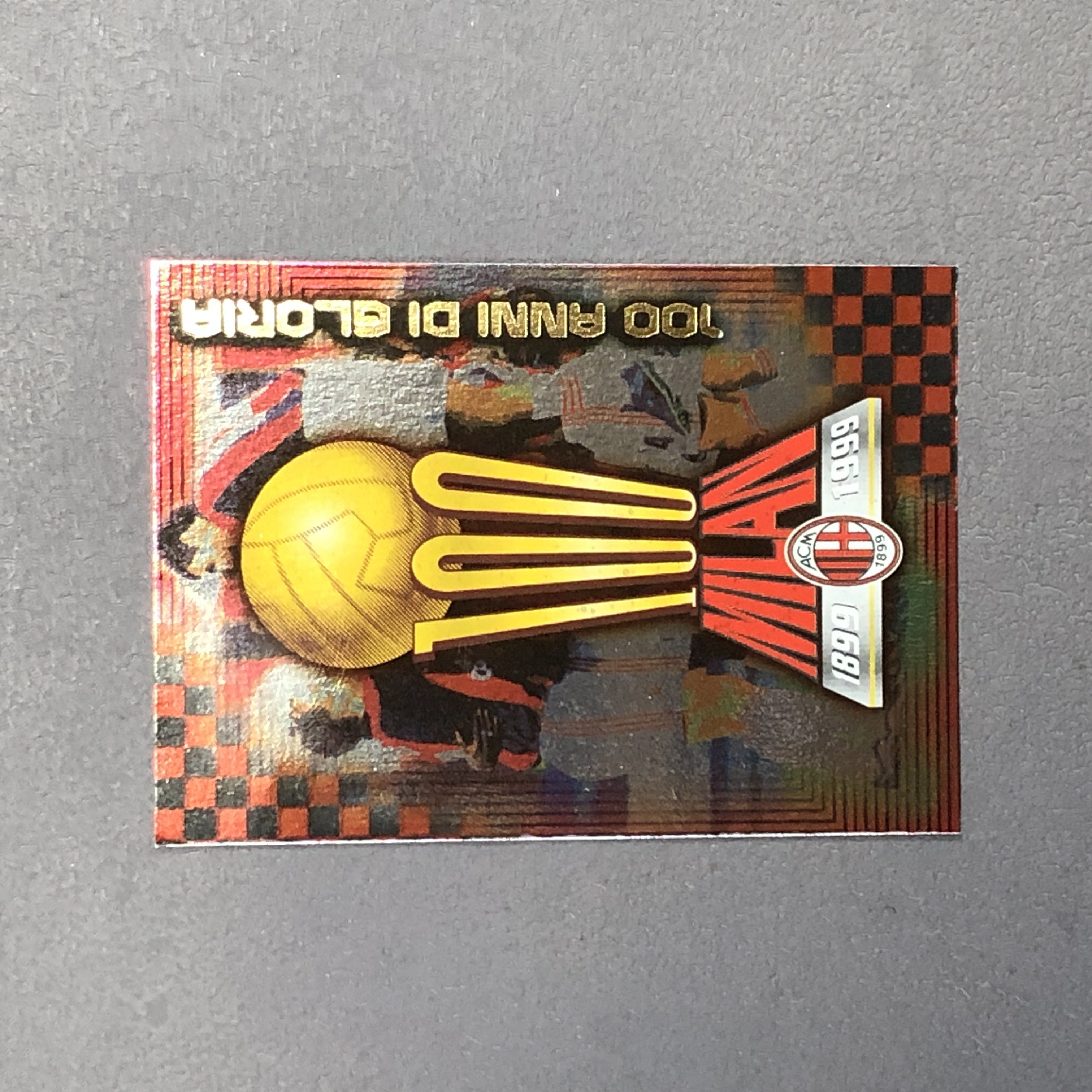 百年荣耀M9标志ac milan球星卡ac米兰Panini帕尼尼意甲2000特卡