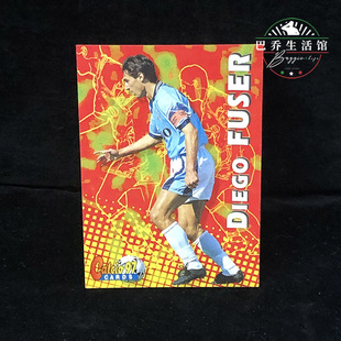 官方球星卡拉齐奥欧版1996意甲97足球1997帕尼尼panini  福塞