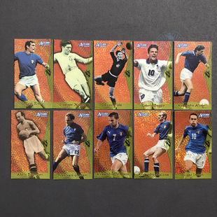 Panini帕尼尼2004意大利队AZZURRI球星卡官方巴乔皮耶罗梅阿查