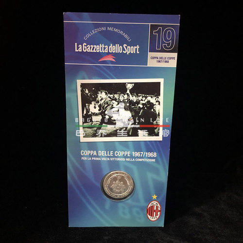 19-ac米兰 2003 milan 欧冠欧洲冠军历史回顾系列纪念币 优胜者杯