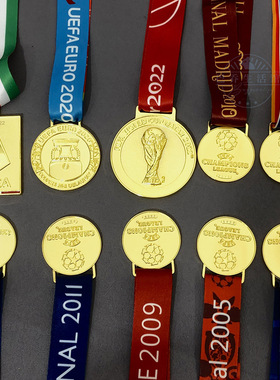 欧冠奖牌章军2003/2007/2005利物浦ac米兰国际2010意甲纪念品2022