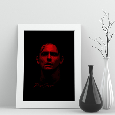 17相框因扎吉ac米兰inzaghi实木照片头像礼物足球迷装饰墙桌摆画