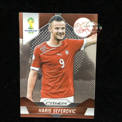 球星卡prizm世界杯2014帕尼尼panini普卡base足球瑞士 塞菲洛维奇