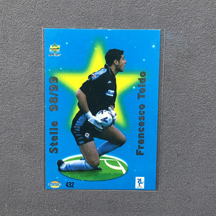 432托尔多stelle佛罗伦萨98/99球星卡MC足球官方MUNDI CARDS