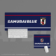11鼠标垫超大办公键盘垫桌足球迷用品学生日本国家队samurai blue