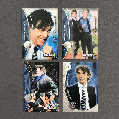 莫拉蒂国际米兰1999/2000赛季足球官方球星卡DS意甲inter milan