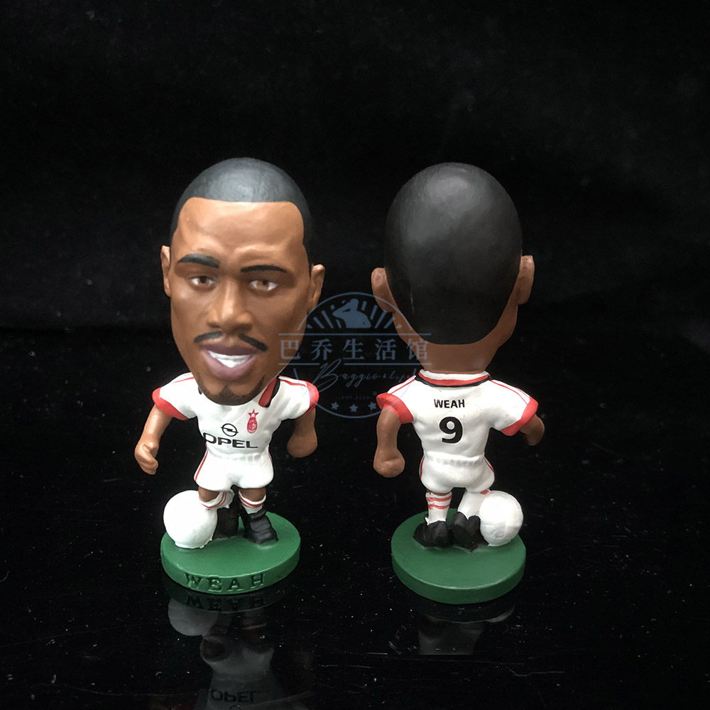 Corinthian官方Prostars正品足球玩偶公仔手办ac米兰1996维阿weah