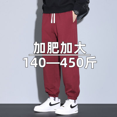 加肥加大，纯棉运动裤，胖哥专享