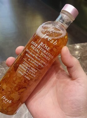 fresh馥蕾诗玫瑰爽肤水250ml 密集柔肤水深层补水滋润舒缓肌肤