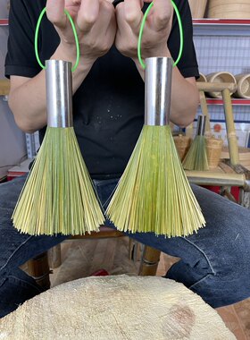 小篾匠师傅做的手工锅刷竹刷子刷锅神器厨房好帮手