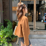 新品主推鹿皮绒外套2C075-633-P145-K198，女装短外套，2C075