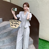 新品韩系圆点套装2C075-9006-P165-K238，女装套装/套裙，2C075