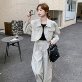 MQMP时尚轻奢高级感提花小香风两件套2025秋新款干练气质女装套装，女装套装/套裙，菡迪欧娜