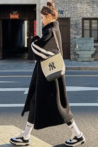 买家秀主推校园风皮毛一体加厚外套2C075-076-P195控278图片