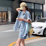 主推原创新中式复古刺绣休闲衬衫两件套389-P165K238，女装套装/套裙，2C075