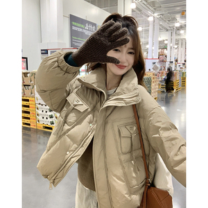 新品 主推现货 卡其色羽绒服50绒 2C075-280-P215控318图片