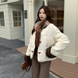 新品主推提花新中式盘扣90白鸭绒羽绒服2C075-906-P275-K398，女装羽绒服，菡迪欧娜