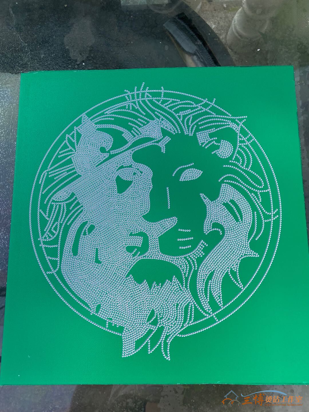 烫钻水钻模板 abs雕刻板 烫钻烫图 精品仿奥钻 烫钻