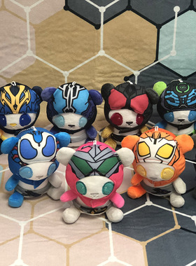 假面骑士01 零 BP限定骑士熊 时王电王 毛绒公子 娃娃 趴趴 玩偶