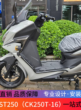适用光阳ST250护杠射灯款前杠后杠排气杠CK250T-16货架靠背改装件