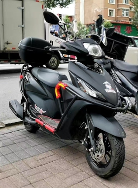 适用于雅马哈福喜125AS保险杠大包围防摔护杠JYM125T-2A改装尾架