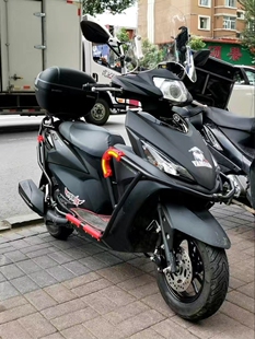 适用于雅马哈福喜125AS保险杠大包围防摔护杠JYM125T-2A改装尾架
