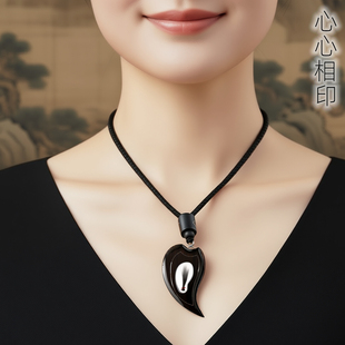 吉祥童子宝宝出生定制胎毛挂件项链吊坠新生儿纪念品心心相印2026