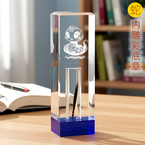 吉祥童子宝宝胎毛纪念品胎毛章