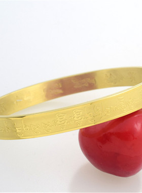 大随求手镯陀罗尼钛钢手镯手环