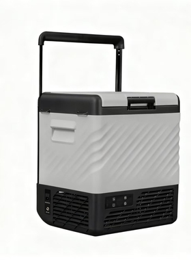 冰虎压缩机冷冻车载冰箱12V24V220V110V台湾通用小冰箱轮子拉杆