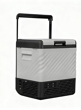冰虎压缩机冷冻车载冰箱12V24V220V110V台湾通用小冰箱轮子拉杆