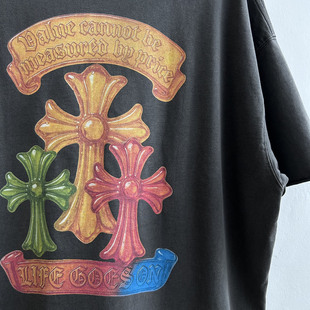 LIFEGOESON 26SS 多彩糖果克罗十字架 T恤 shirt短袖