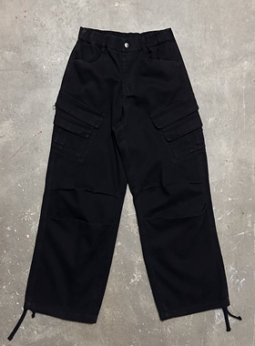 LIFEGOESON 25AW Multi-pocketed baggy 多口袋立体剪裁伞兵裤