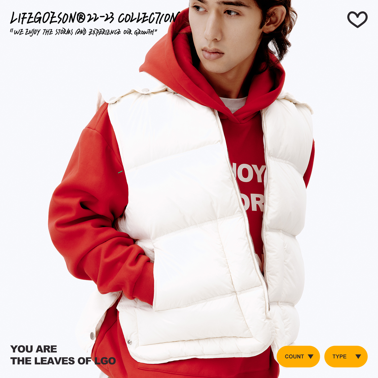 LIFEGOESON羽绒保暖轻暖马甲