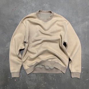 misprint Discounted 蜡染加绒圆领卫衣 25AW LIFEGOESON