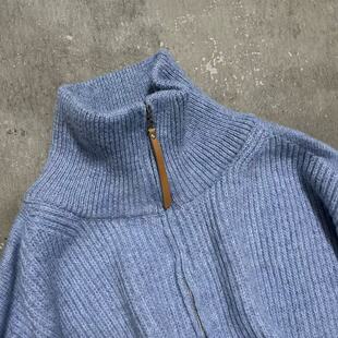 zip Half mock neck 半拉链高领毛衣 LIFEGOESON sweater 25AW