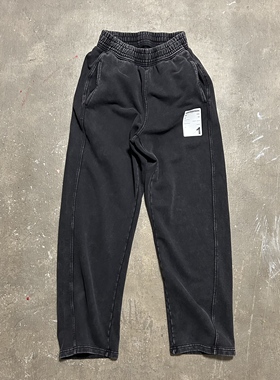 LIFEGOESON 25AW Batik Washed Trousers 炒雪花洗水长卫裤 厚款